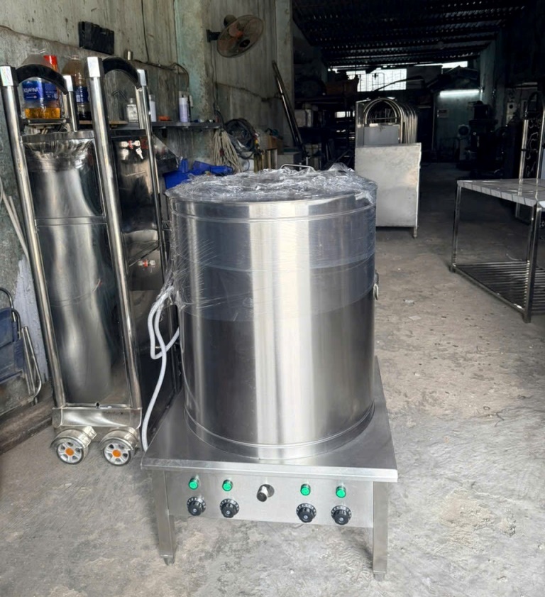 nồi phở inox 200l tại xưởng
